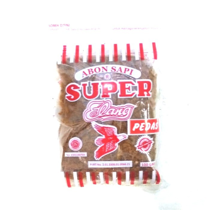 

Classica2106 Abon Daging Sapi Asli Cap Super Elang 100 Gr Asli Boyolali
