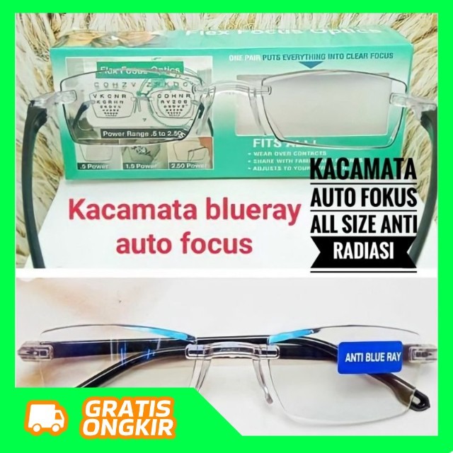 KACAMATA BACA SUPER AUTO FOCUS ANTI-BLUE RAY PRIA DAN WANITA ANTI RADIASI