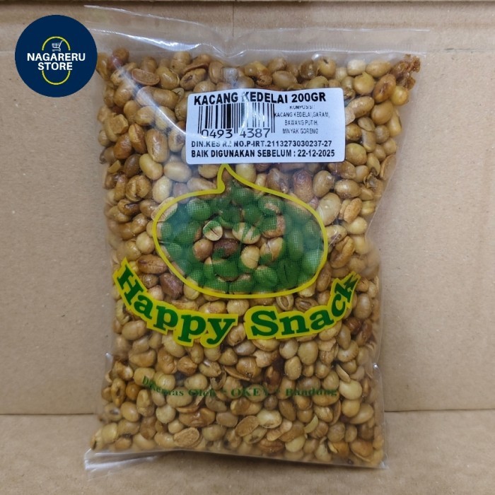 

Happy snack kacang kedelai matang 200gr