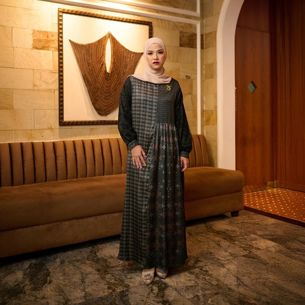 ZM Zaskia Mecca - Kanae Gamis Wanita Premium - Teman Serumpun - Edisi Kamboja