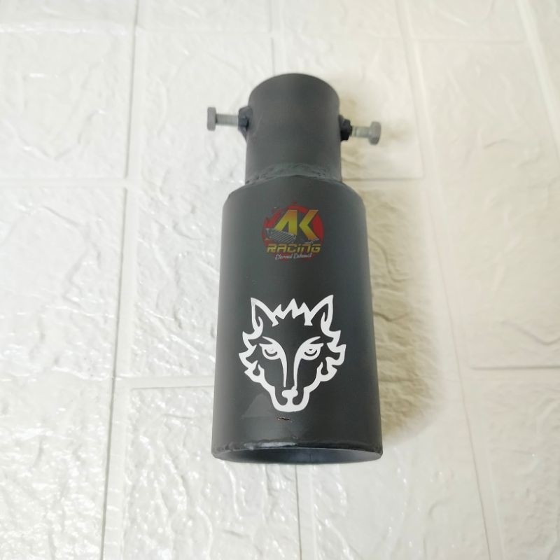 MUFFLER Knalpot Srigala Hitam Type Baut Bensin Solar L300 Truk Non Turbo Grand max Suzuki