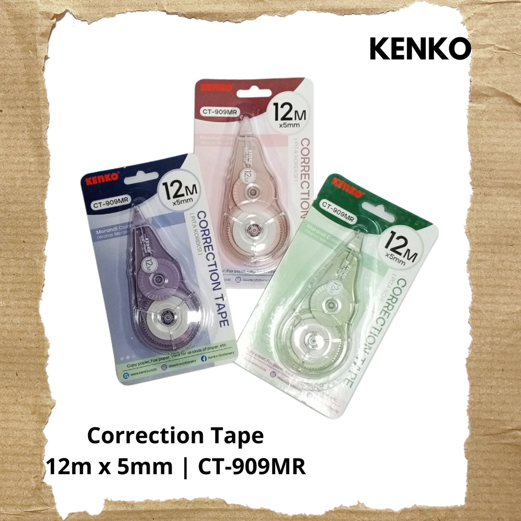 

Kenko Correction Tape 12m x 5mm - CT-909MR