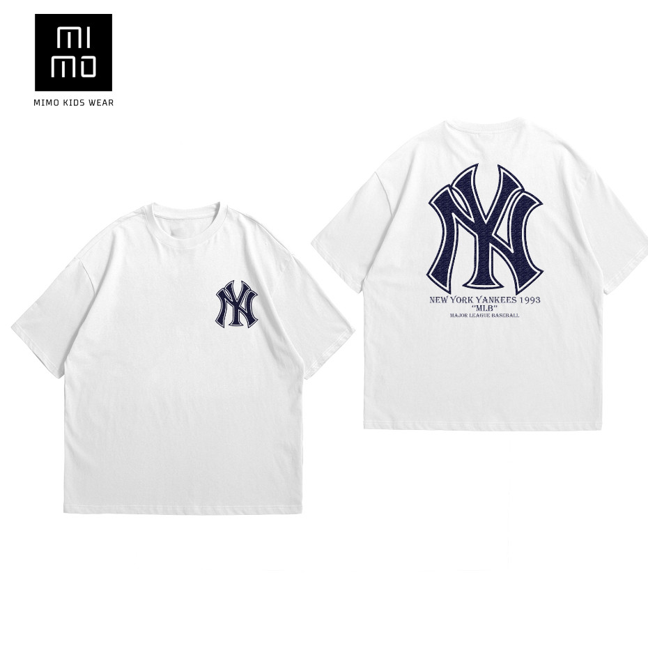 Mimo Kids Wear Kaos anak Laki Laki Perempuan 1-10 Tahun Baju cowok Premium NY YANKEES 1993 MLB