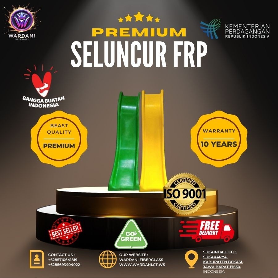 Prosotan Anak Fiber 2,5meter | Mainan Perosotan Seluncuran Anak Fiber Murah | mainan anak outdoor | 