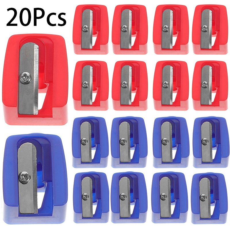 

20Pcs Single Hole Pencil Sharpener for Pencil Eyebrow Pencil Eyeliner Dual Purpose Pencil Sharpener
