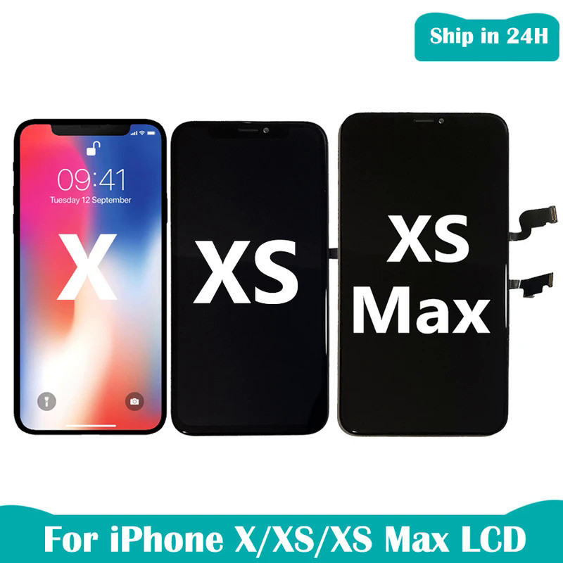 (spot)Incell Untuk iPhone X XS XR XS MAX Layar LCD Sentuh Dengan Digitizer Sentuh 3D Tanpa Pengganti