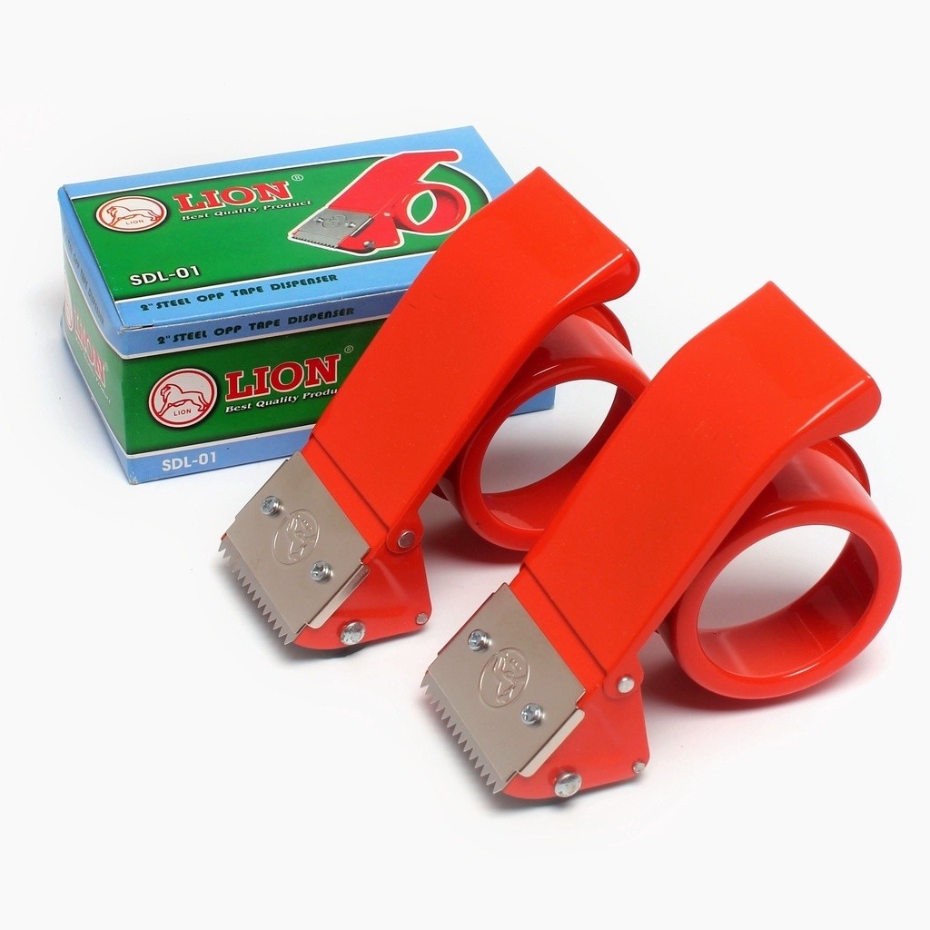 

DISPENSER LAKBAN LION SDL-01 / TEMPAT LAKBAN / TAPE CUTTER / ALAT POTONG LAKBAN
