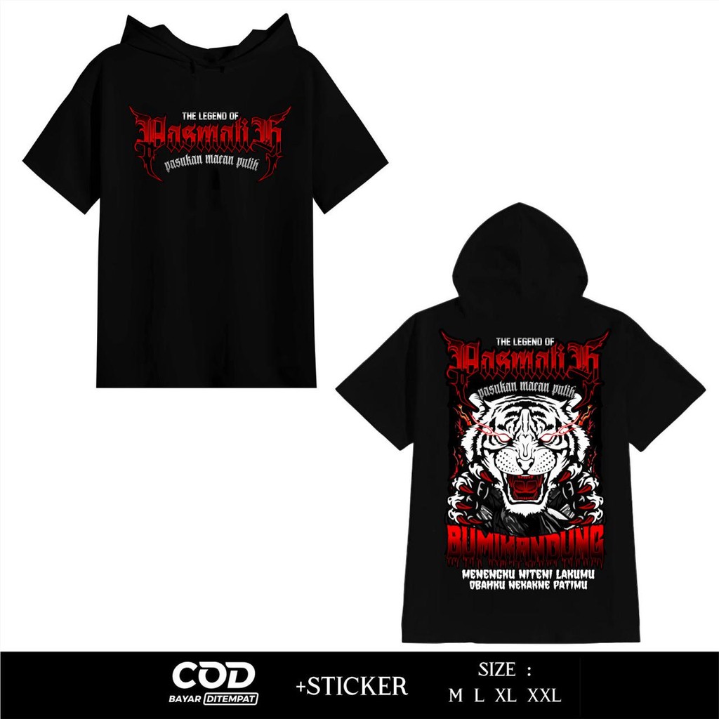 T-shirt Hoodie PSCP The Legend Of Pasmatih Bumi Kandung