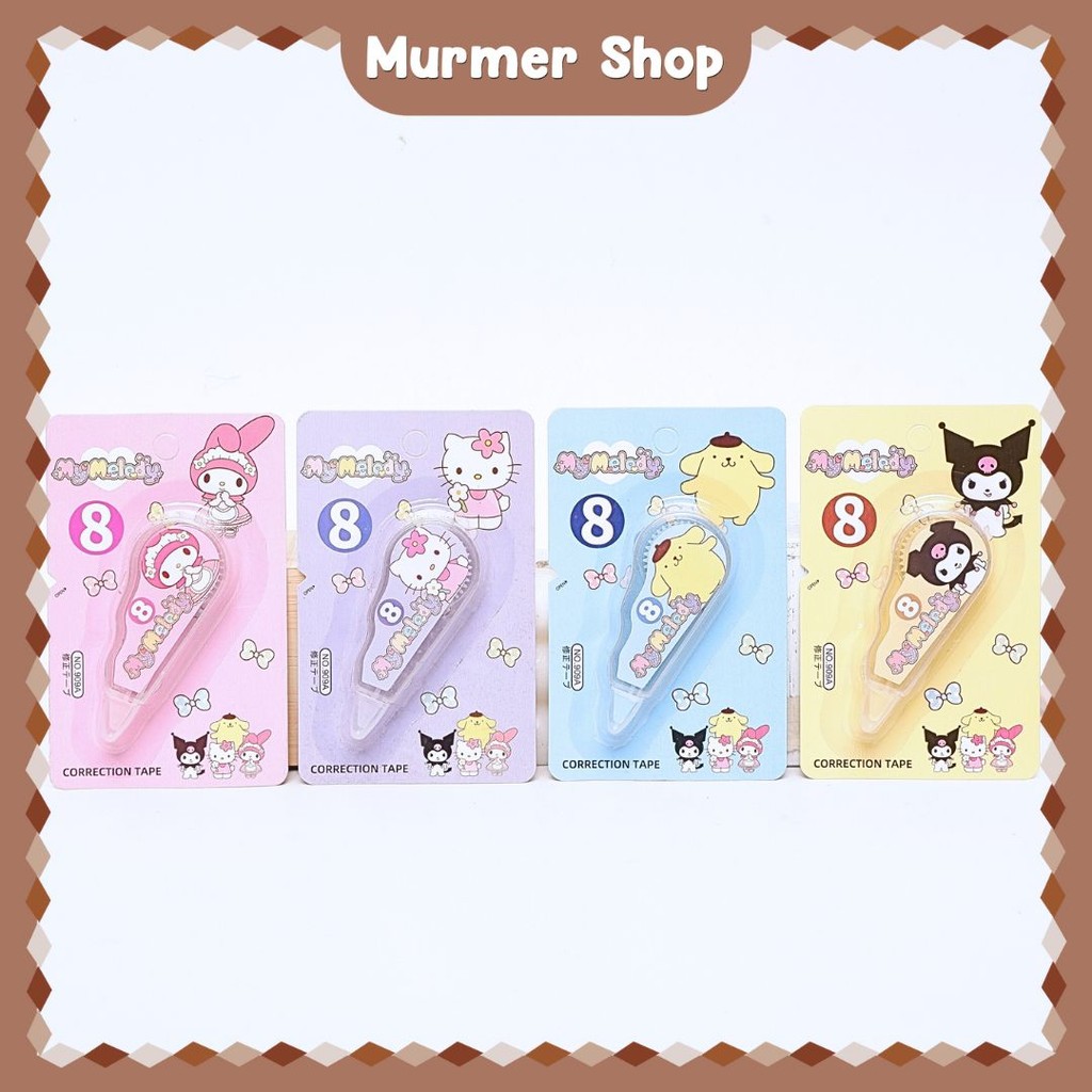 

Tip-X Kertas Sanrio No.7011 Correction Tape Penghapus Pulpen Pen Paper Tipx