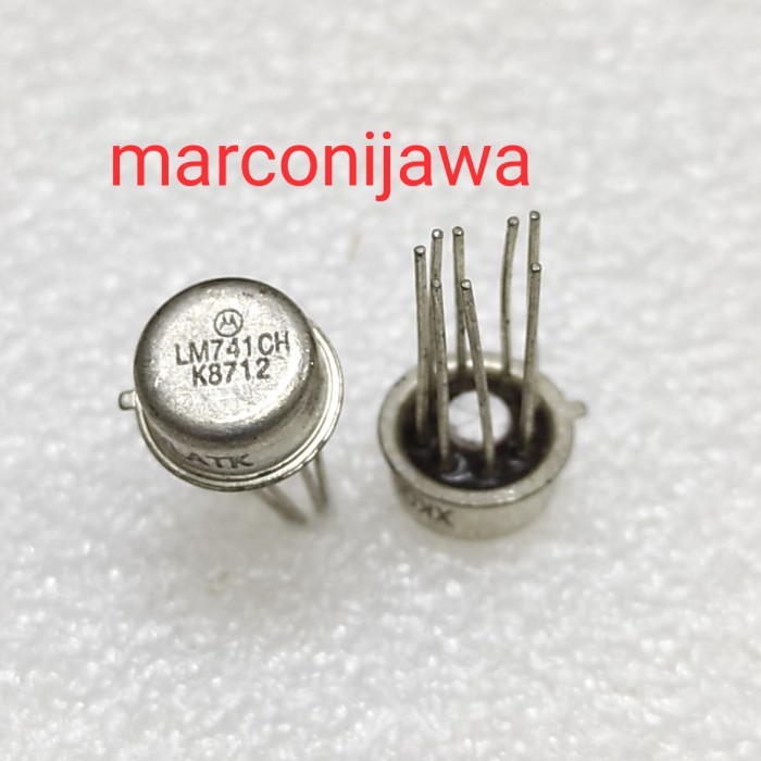 ELC99 LM741CH ic metal bulat Motorola asli
