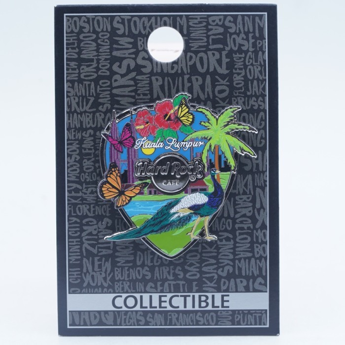 Hard Rock Cafe Pin Pins Kuala Lumpur Malaysia Peacock Collectible Series Original Merchandise Collec