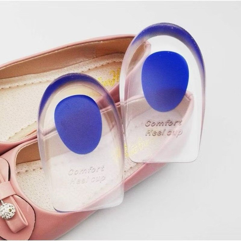 (CCK STORE) Insular Alas Kaki Sol Sepatu Soft Silicone Gel Half Heel Woman / Alas sepatu silikon per