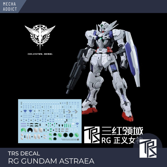 Water Slide Decal RG GUNDAM ASTRAEA By TRS