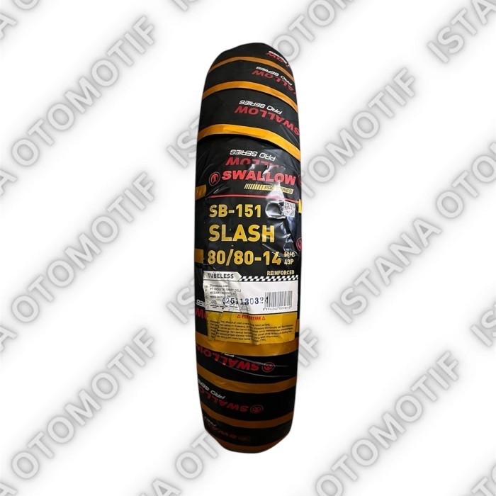 BAN TUBELESS SWALLOW SLASH 80/80-14,80/90-14,90/80-14,90/90-14,100/80-14,110/80-14,120/70-14
