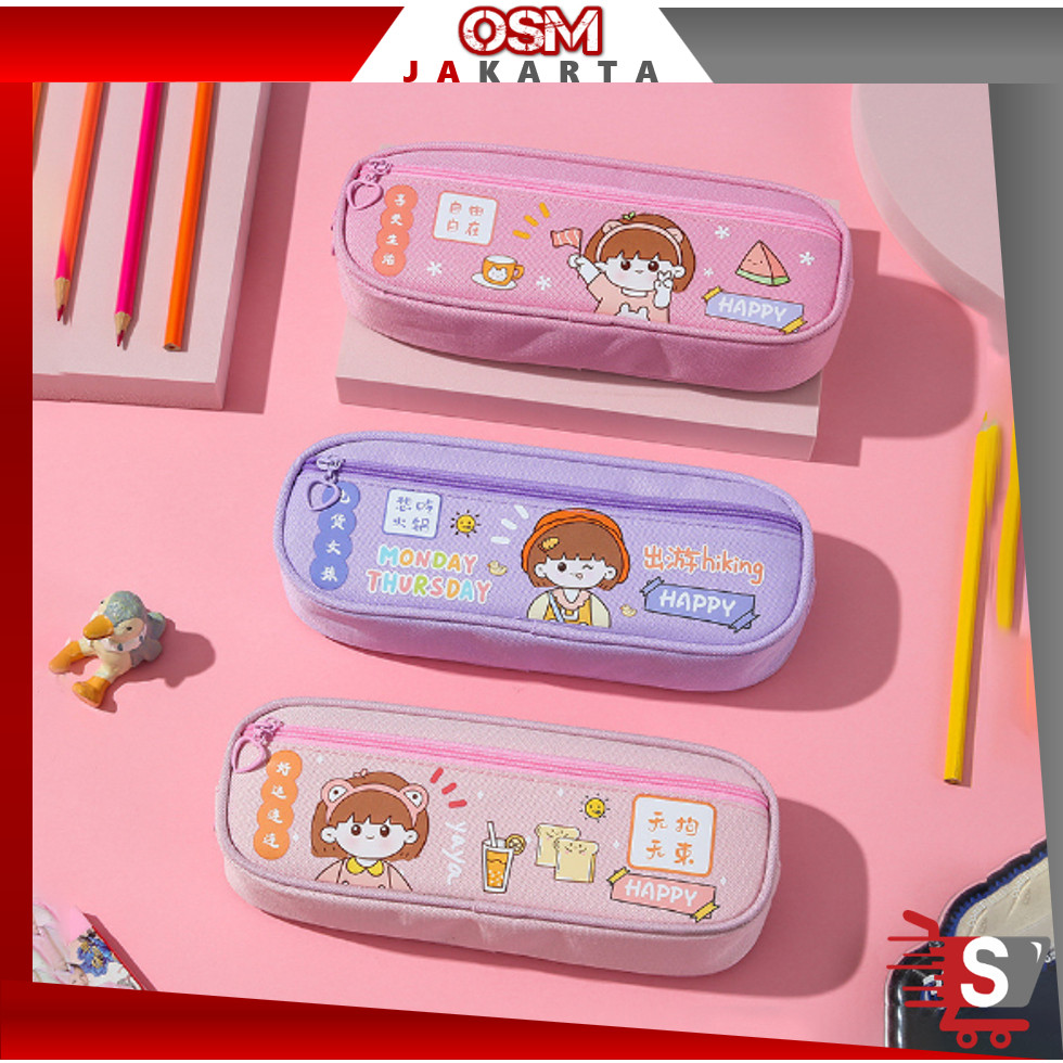 

PJJ - S5833 Tempat Pensil / Tempat Alat Tulis Motif Lucu / Pencil Case Cartoon / Tempat Pensil Resleting Model Terbaru