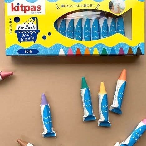 

[New Collection] Kitpas Crayon Colours - Bath 10pcs