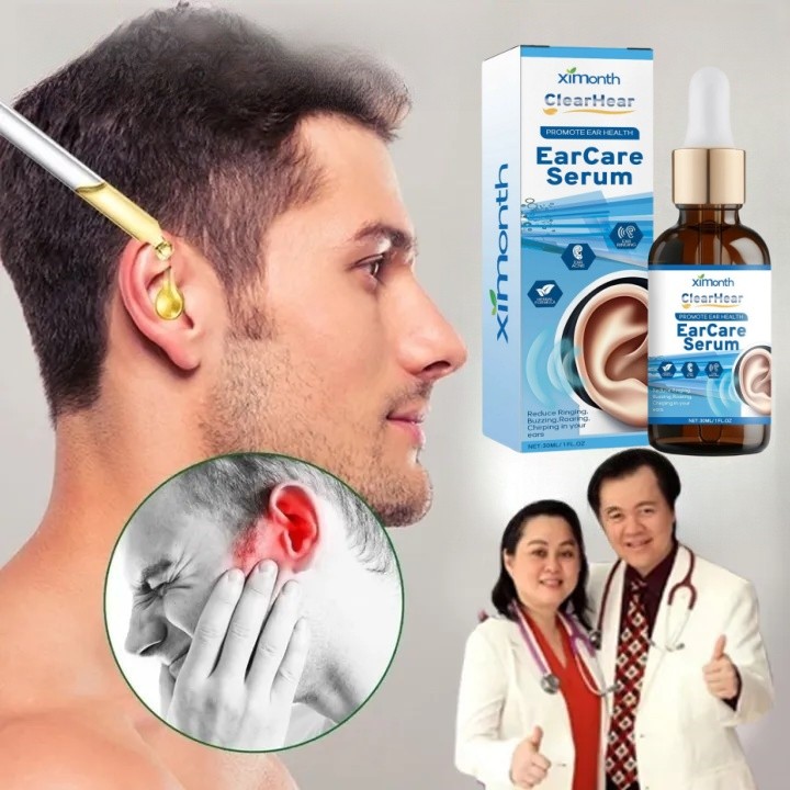 Obat tetes telinga cairan obat telinga berdengung obat telinga tuli 30ml Cairan pembersihan kanal te