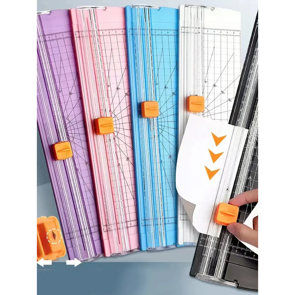 

A4/A5 Paper Cutting Guillotine Paper Cutter With Pull-out Ruler Portable A4 Precision Card Paper Cutter for Photo Trimmers