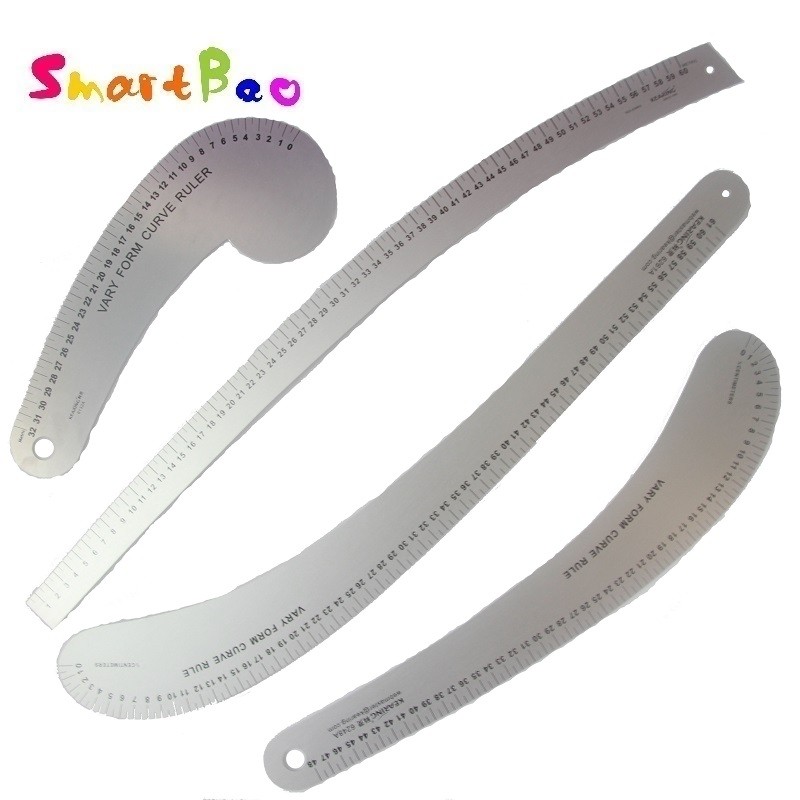 

Metal Sewing and Pattern Rules Fashion Tailor Ruler Set Reglas De Patchwork School Supplies