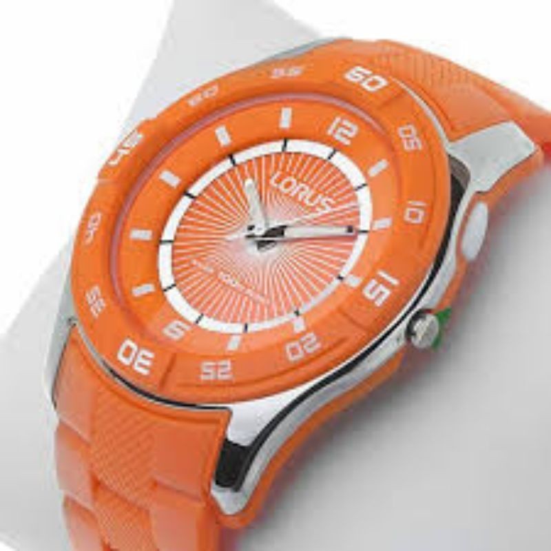 Lorus R2353HX-9 orange jam tangan pria / wanita original