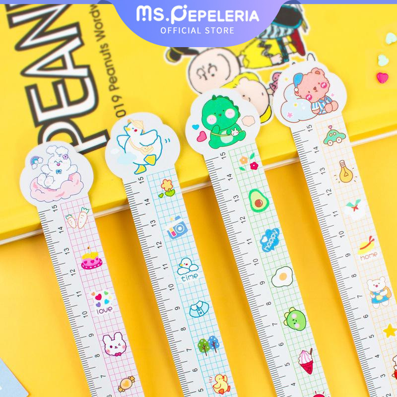 

Ruler/Lucu Kartun Dinosaurus Beruang 15CM Plastik PVC Penggaris Lembut-Ms.Pepeleria