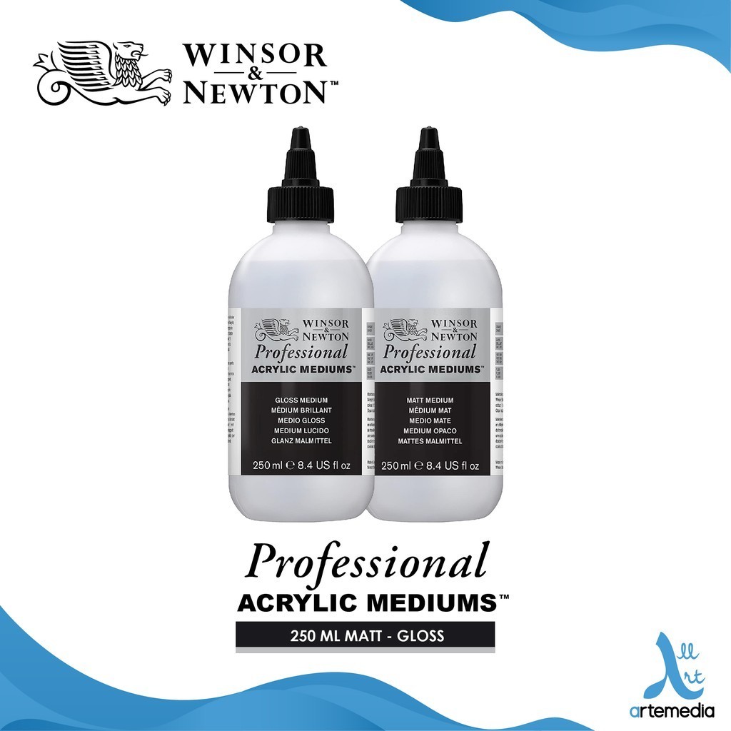 

Winsor & Newton Professional 250ml Acrylic Medium Cat Akrilik