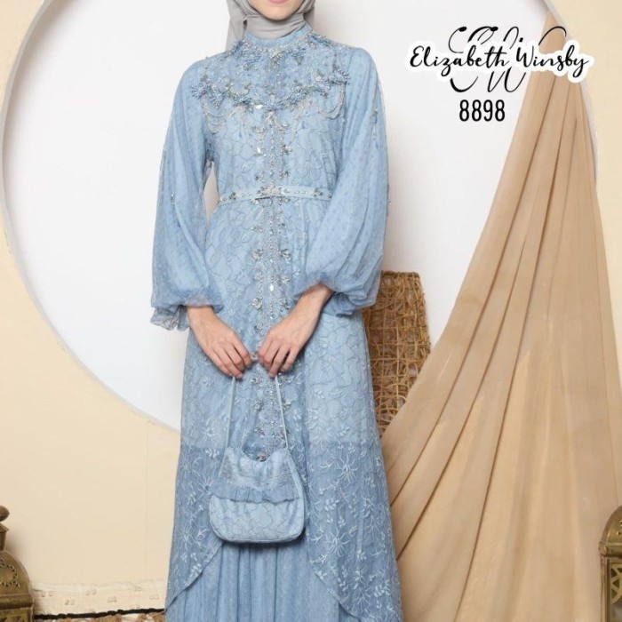 Terlaris New Arrival Elizabeth Winsby Gamis Muslim Fashion Gamis