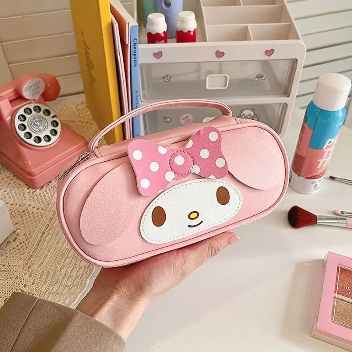 

New Arrival Tempat pen pensil sanrio cinnamoroll kuromi melody pencil case handle - My Melody