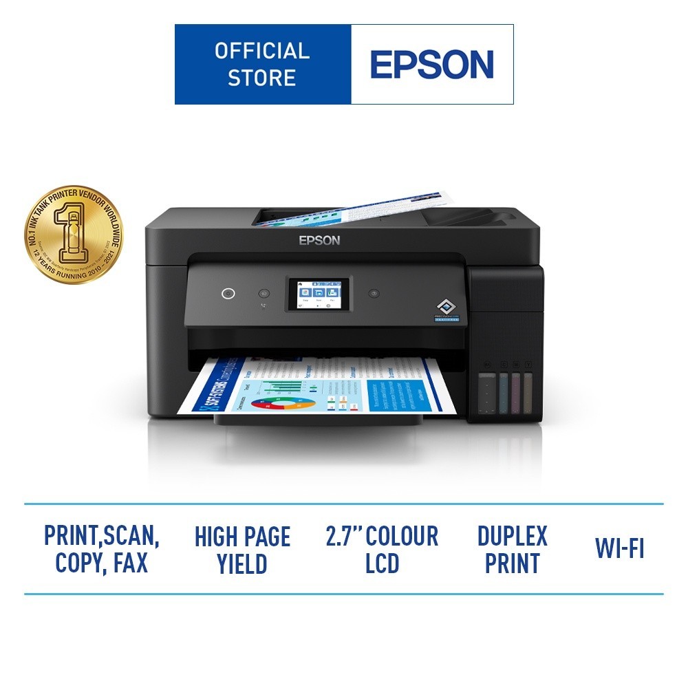 PROMO BESAR BESARAN Epson Printer L14150 A3+ WiFi Print Scan Copy Duplex Fax - Infus Warna