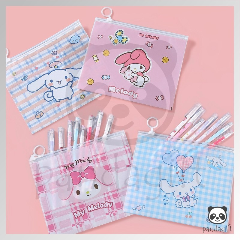 

Zipper Stationary Bag Multifungsi Motif Sanrio Melody Monroll / Tempat Pensil Sanrio / Pouch Zipper Sanrio - GG0333
