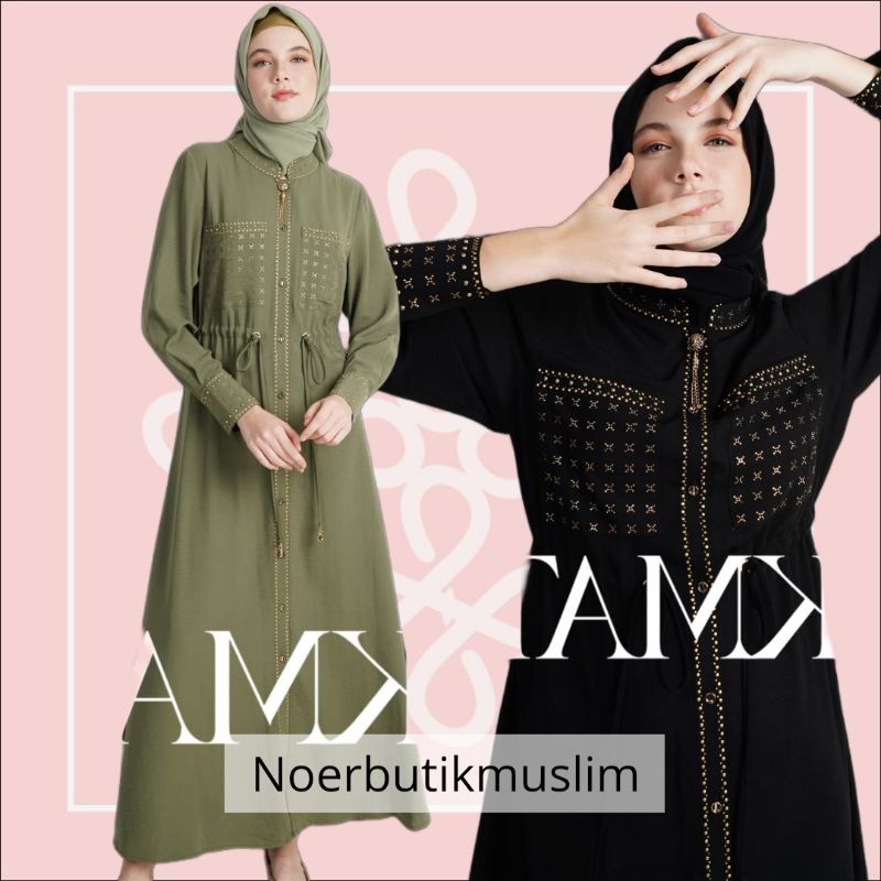 Hikmat Fashion Original C3824 / Abaya Hikmat  - noerbutikmuslim - Gamis lebaran - Gamis Mewah - Gamis Premium - Gamis Kondangan - Gamis terbaru - Gamis Pesta  -mandjha ivan gunawan - elzatta - le khari - tuneeca - muslim wanita