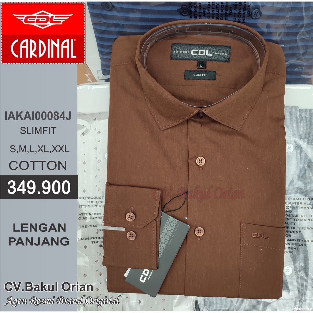 PROMO (TERMURAH) KEMEJA CARDINAL ORIGINAL 2024 COD Baju Pria Kemeja CDL Cardinal Original - IAKAI000