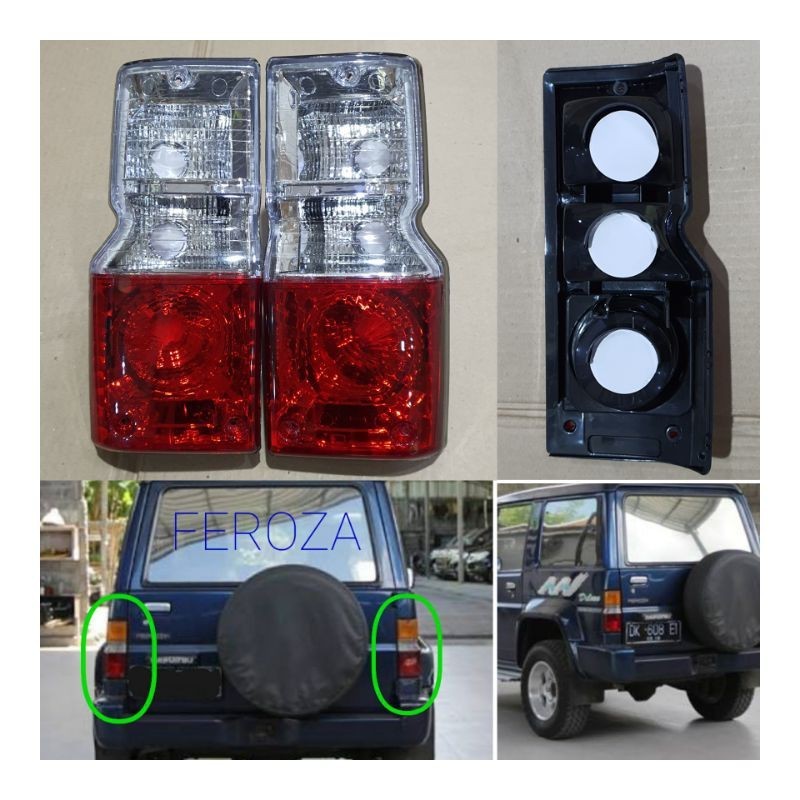 Lampu stop kristal Daihatsu FEROZA. Otomotif mobil