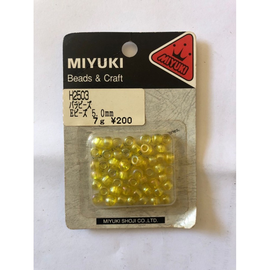 Manik Manik Kuning Miyuki Beads Craft