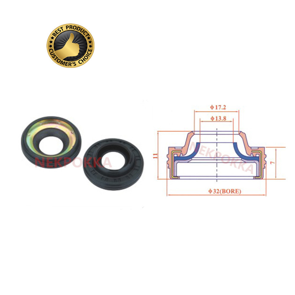 Free Shipping,compressor oil seal for For Nippon Denso 10pa 32c New type compressor oil seal
