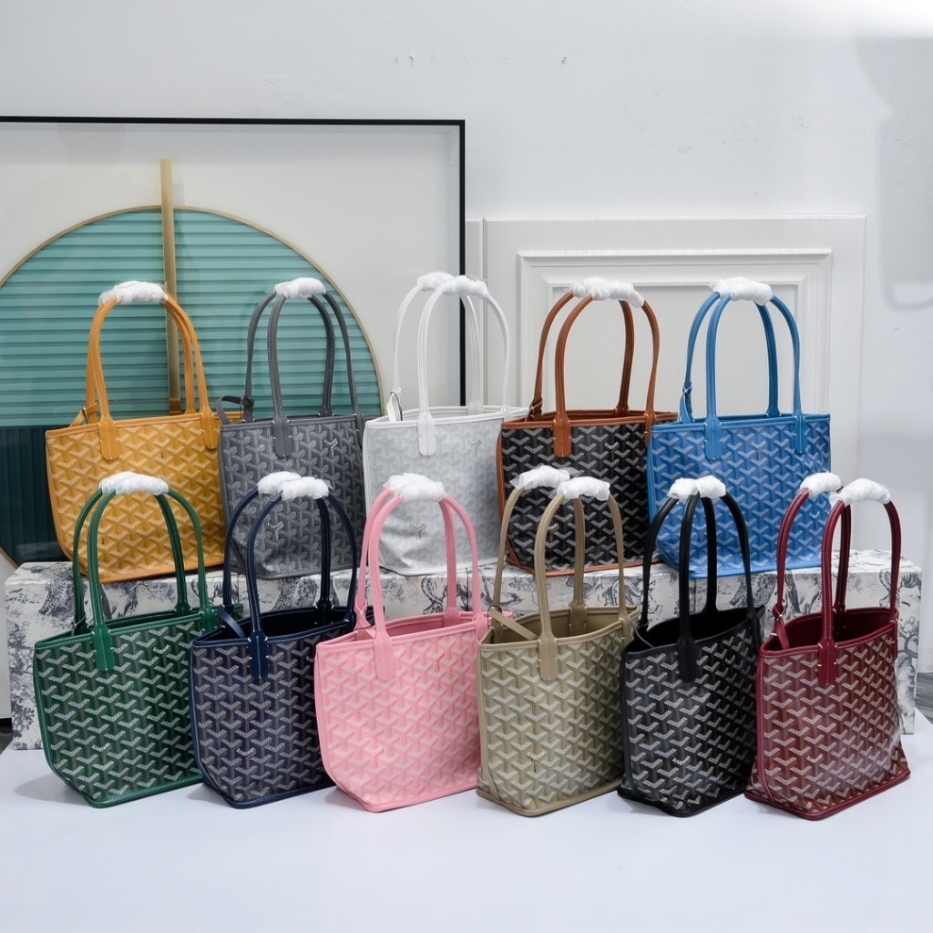 Tas Bahu Mini GoYARD Asli Dapat Dibalik Tas Belanja MINI Tas Tote