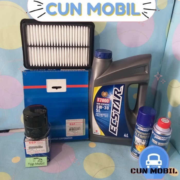 Paket service Oli SGO Ecstar F7000 5W-30 Aerio (5) CUN MOBIL