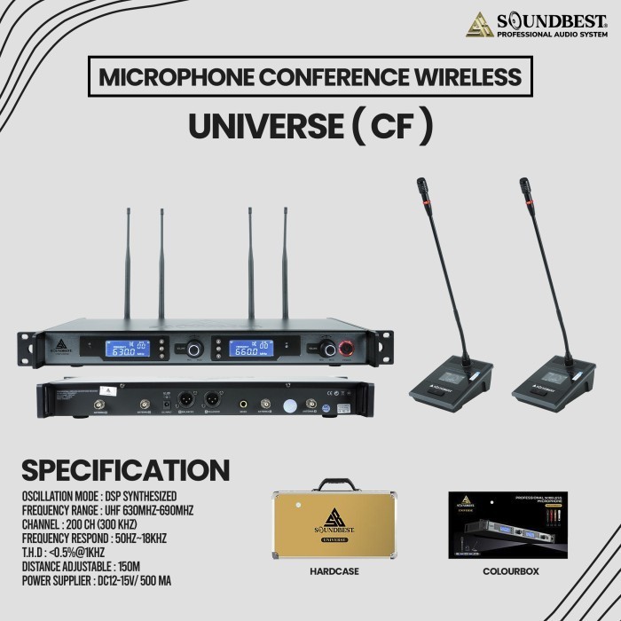 SOUNDBEST MICROPHONE WIRELESS CONFERENCE UNIVERSE