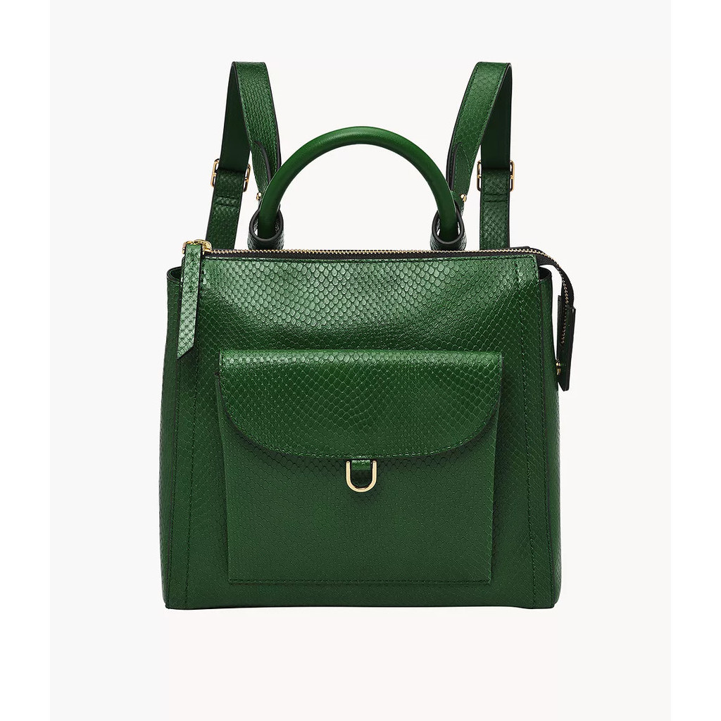 Fossil Parker Mini Backpack Green Tas Wanita  ZB1837-310