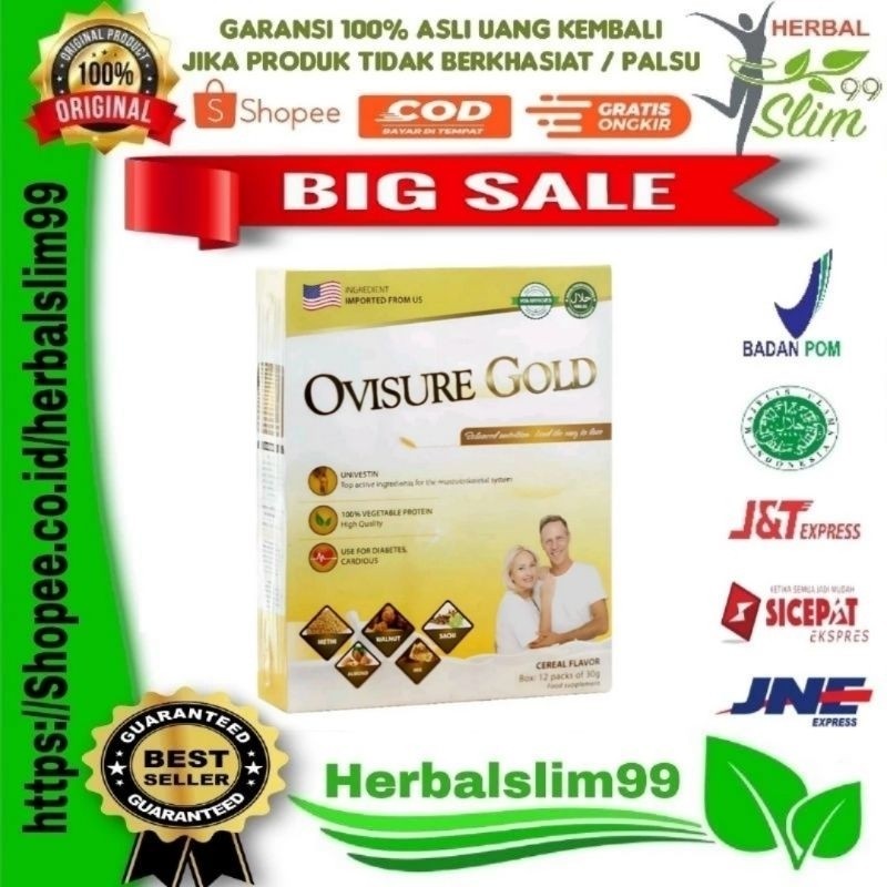 

ORIGINAL 100% OVISURE GOLD SUSU VITAMIN TULANG & SENDI NYERIOTOT ASTEOPOROSIS OSTEOARTHRITIS SUSU OVISURE 1 BOX
