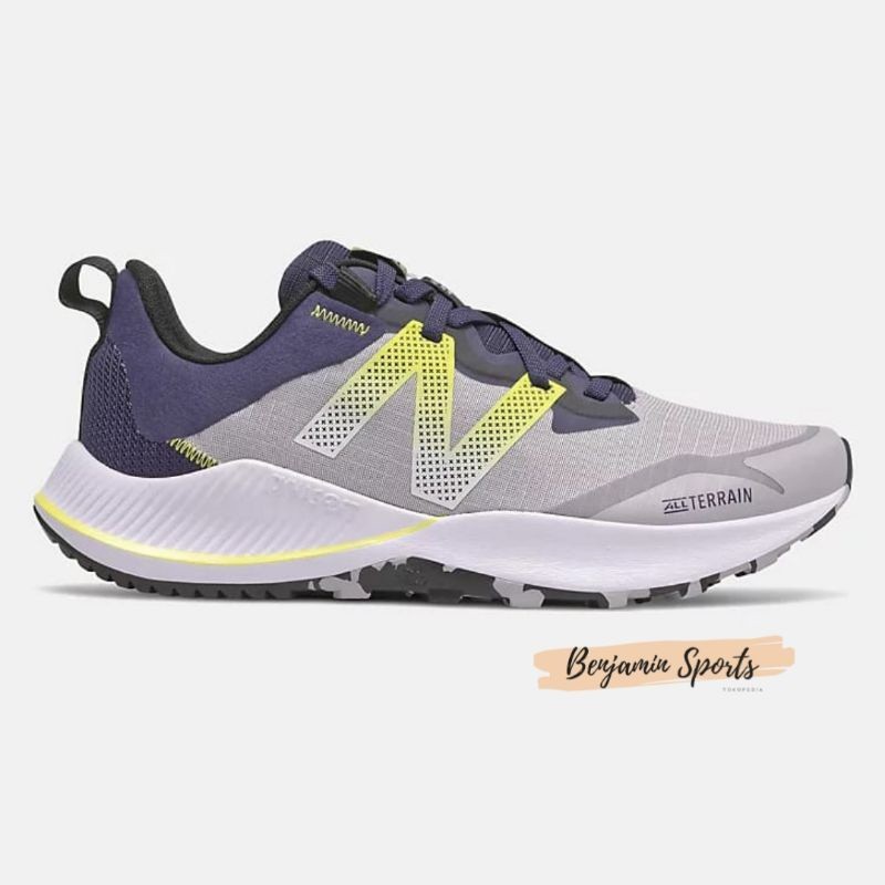 New Balance DynaSoft Nitrel v4 Womens Trail Running Shoes Whisper Grey With Night Tide