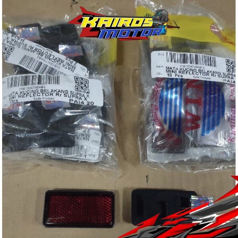 Mata Kucing Spakbor Belakang Supra X Lama | Mini Reflector WIN | reflektor spakbor motor honda old W