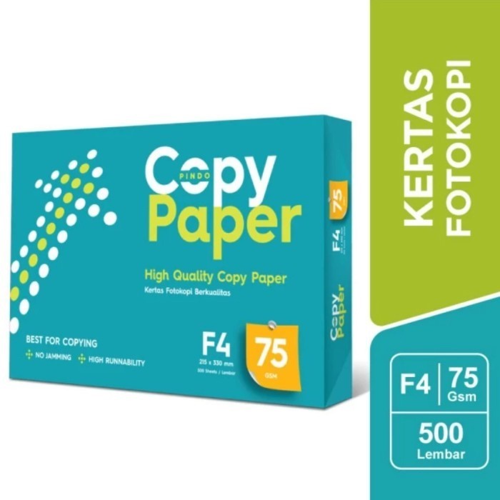 

Kertas HVS Copy Paper F4 75gsm isi 500 Lembar