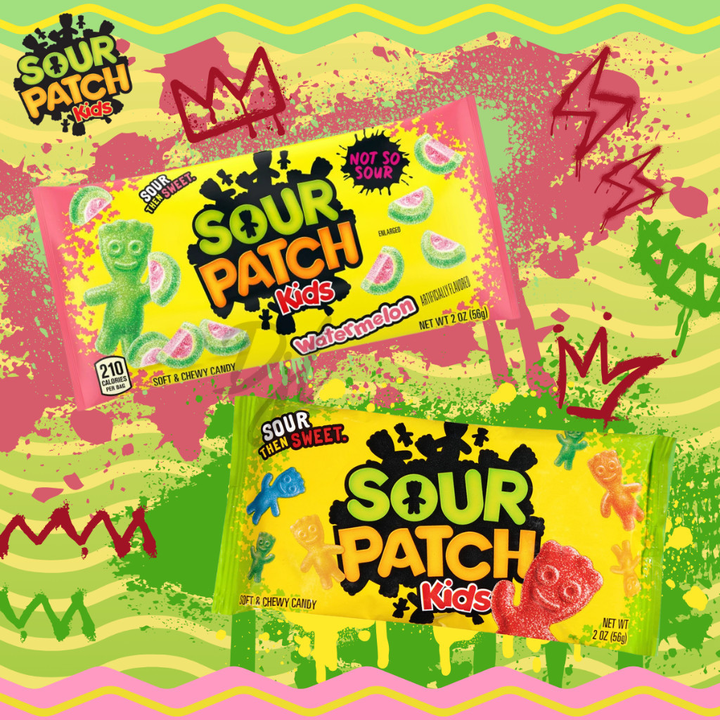 Sour Patch Sourpatch Kids Candy Extreme Permen Anak Asam Import Impor 56g 1 Pcs Jelly Lunak Yupi Gum