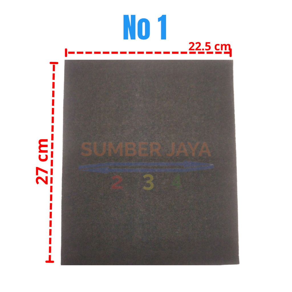 Amplas Gosok no 1 / Amplas Lembaran  / Kertas Amplas / Kertas Gosok Halus
