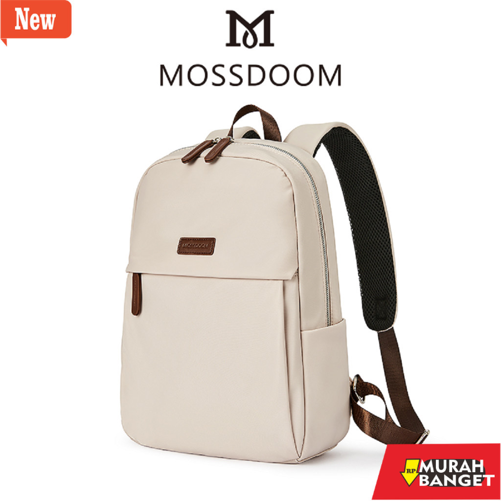 Tas ransel pria viral- MOSSDOOM Tas Ransel Wanita Tahan Air Tas Sekolah