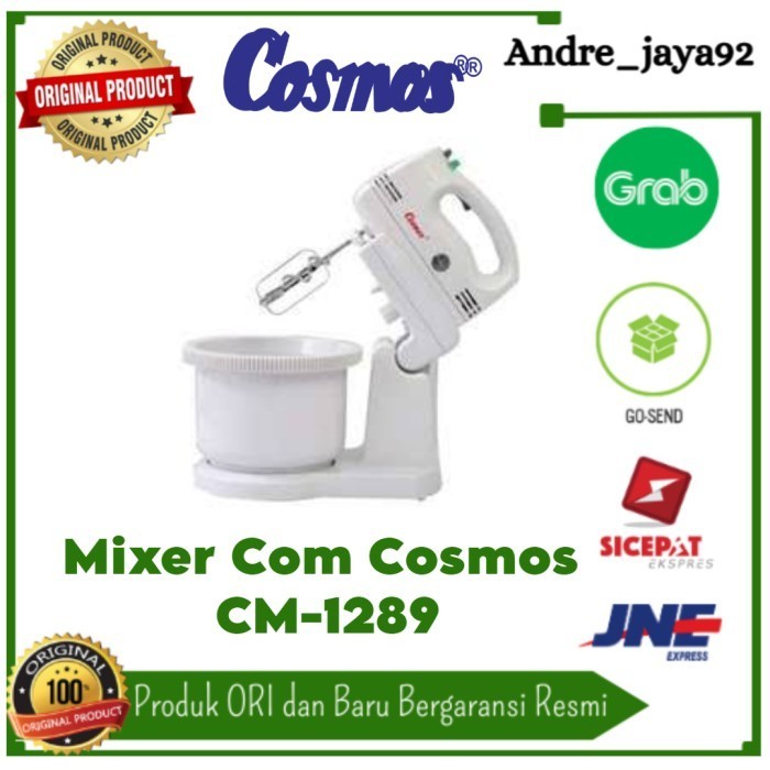 Stand Mixer Cosmos CM-1289, Mixer Cosmos CM1289