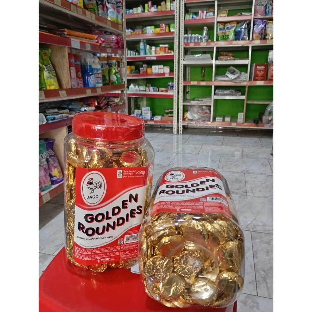 

Coklat Koin Golden Roundies Kemasan 850Gr Cemilan Si buah hati Original