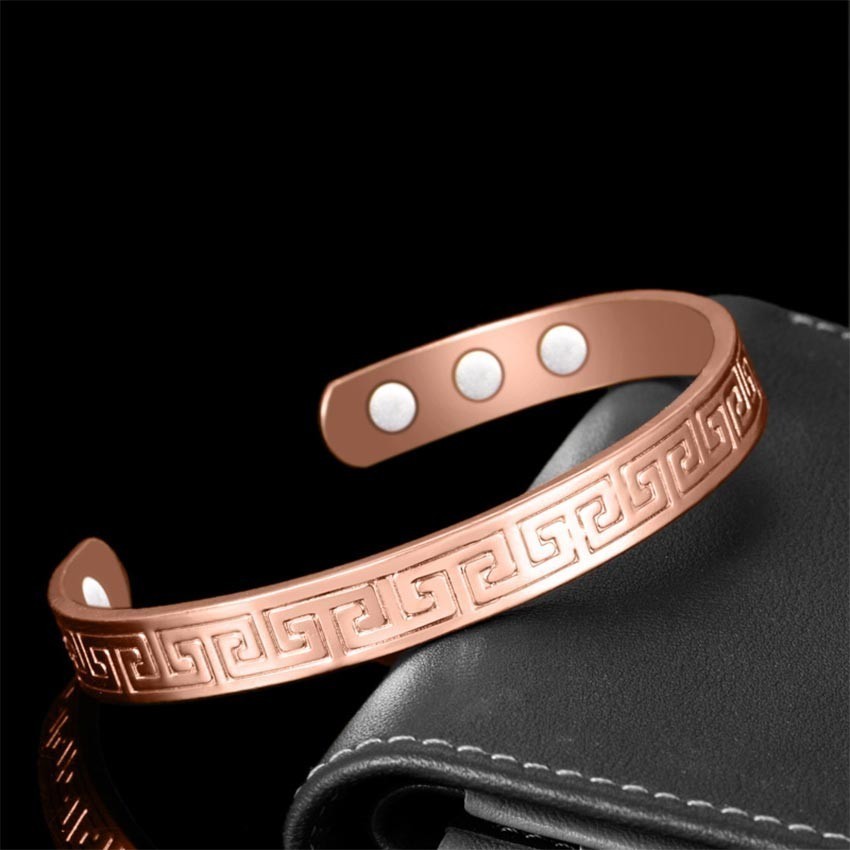 Gelang Kesehatan Titanium Magnet Wanita Gelang Tembaga Anti Karat Kuningan