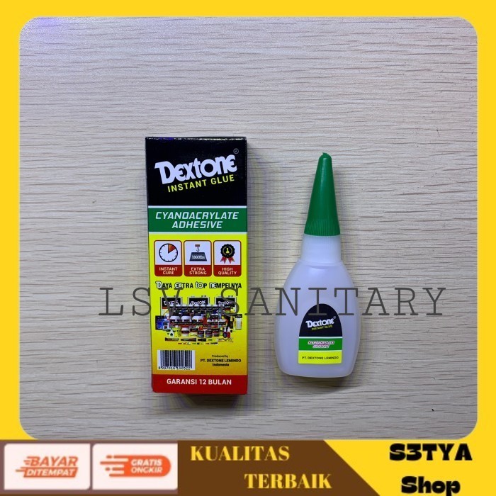 

[S3TYA_MART] KUALITAS TERBAIK Lem tetes dextone / Lem korea / Lem tetes instant / lem kayu "BAYAR DI TEMPAT